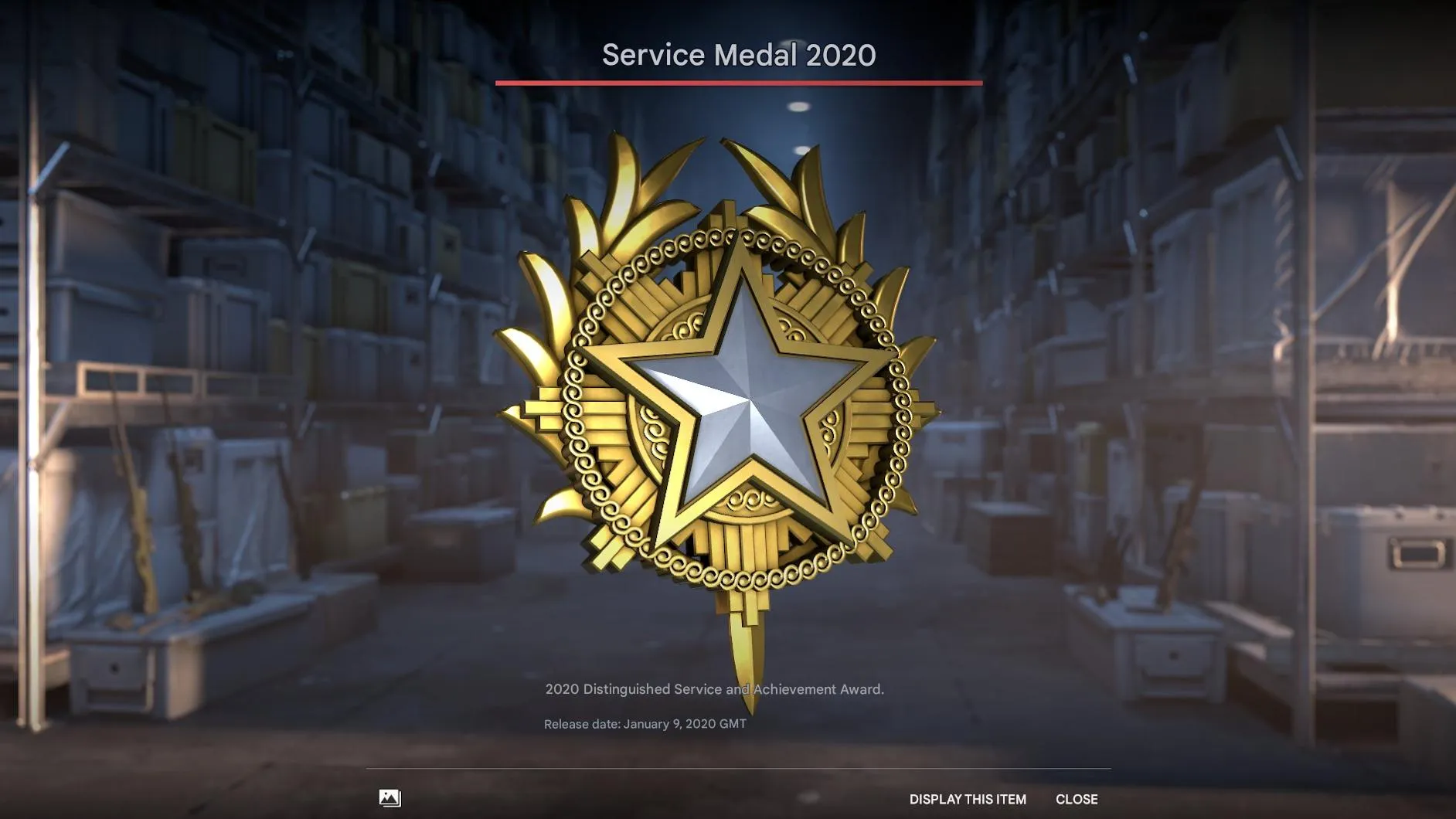 CS184 Prime, 482 Hours, 6 Medals, Rank 35, Steam Level 17, 10-Year Anniversary Coin, 5-Year Coin, Global Offensive Medal 